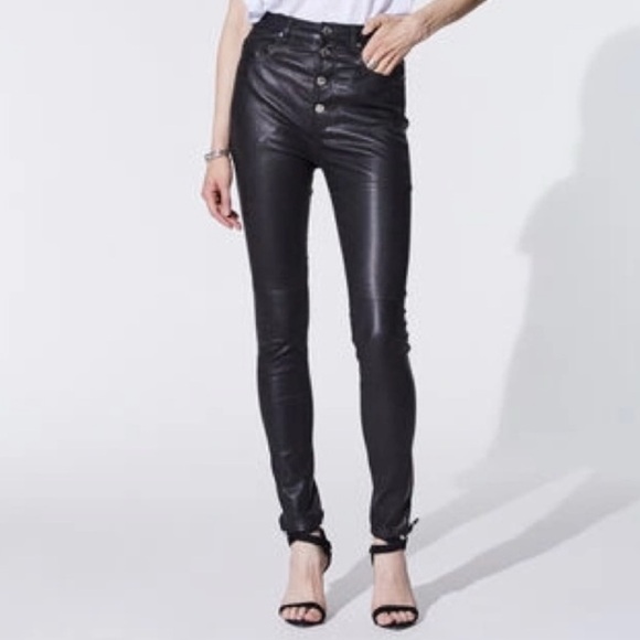 IRO Sakiss Leather Jeans - size 36